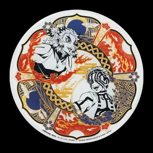 C賞 鬼滅の刃設計玻璃盤 約18cm