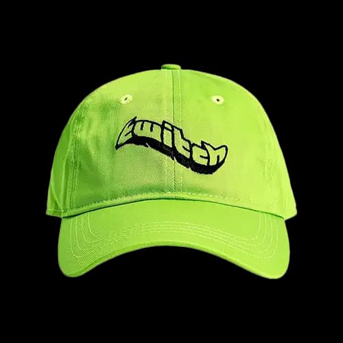 G賞 Twitch 棒球帽 螢光黃