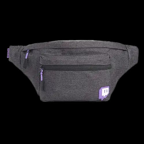 F賞 Twitch Fanny Pack - Charcoal Twitch 霹靂腰包