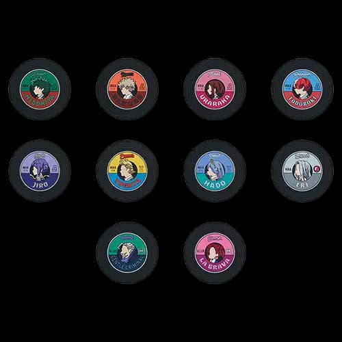 J賞 黑膠造型軟膠杯墊(隨機)