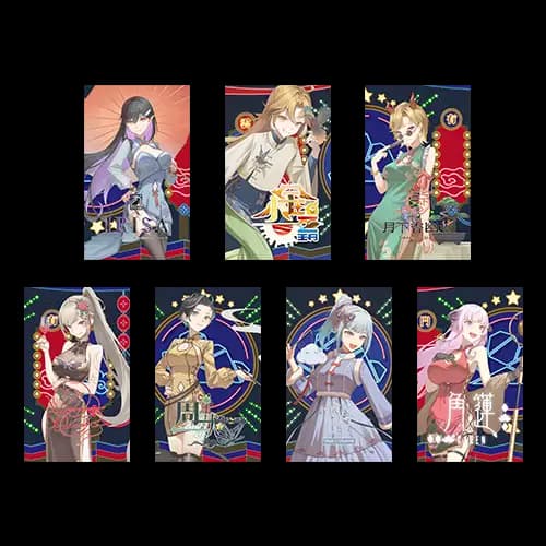 B賞 雲女郎全套蒐藏小卡乙套(共7張)