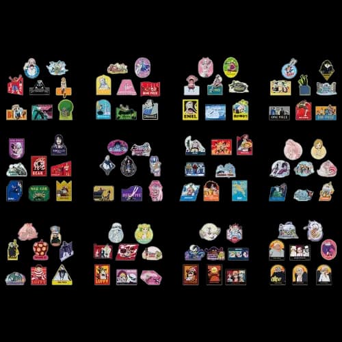 H賞 碎片風格貼紙(隨機)