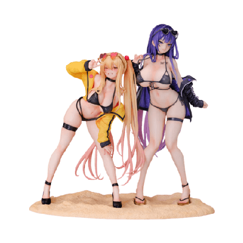 C賞 Gentlemen サユリ&ユナ 小百合&優娜 附專用底座