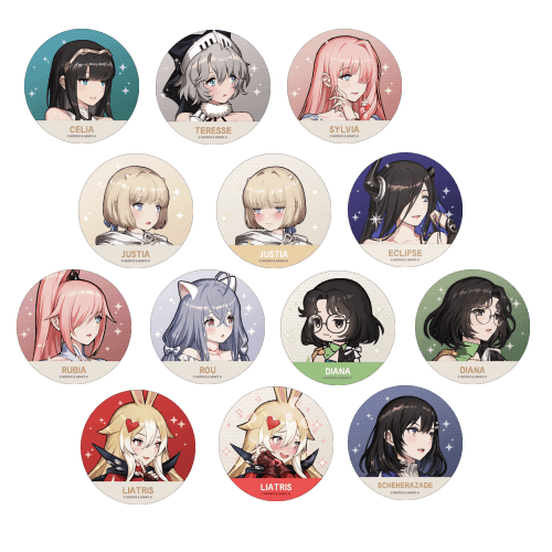 G賞 棕色塵埃2-角色胸章盲包(隨機)