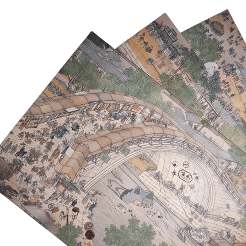 G賞 清明上河圖-複製畫(隨機)