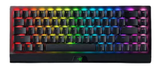 新學期_各類主打區_鍵盤_Razer BlackWidow V3 Mini 黑寡婦65% RGB 無線機械鍵盤