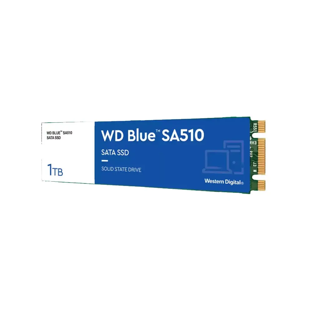 新學期_各類主打區_硬碟_WD 藍標 SA510 1TB M.2 2280 SATA SSD固態硬碟