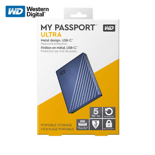 WD My Passport Ultra 5TB 2.5吋 外接式行動硬碟