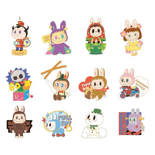 盲盒直購：LABUBU精靈玩具系列徽章