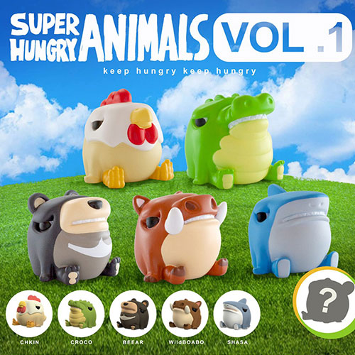 盲盒總覽：超餓動物第一彈