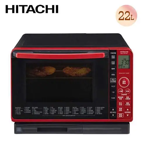 商品區_廚房家電區_【日立 】22L蒸氣烘烤微波爐 MROVS700T